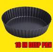 10 in Deep Pie Mold, Deep Pie Dish, Deep Pie Pan,Deep Pan Non Stick1